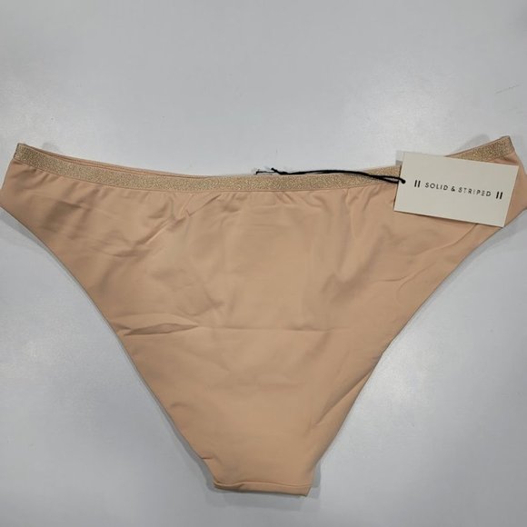 Solid & Striped The Rose Bikini Bottom Matte Nude Size Large - Picture 5 of 9